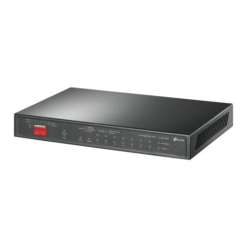 TP-LINK (TL-SG1210MP) 10-Port Gigabit Desktop Switch with 8-Port PoE+, 9-Port RJ45 & 1-Port Combo SFP/RJ45 TP-LINK (TL-SG1210MP) 10-Port Gigabit Desktop Switch with 8-Port PoE+, 9-Port RJ45 & 1-Port Combo SFP/RJ45